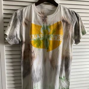 Custom Vintage WuTang shirt tie-dyed